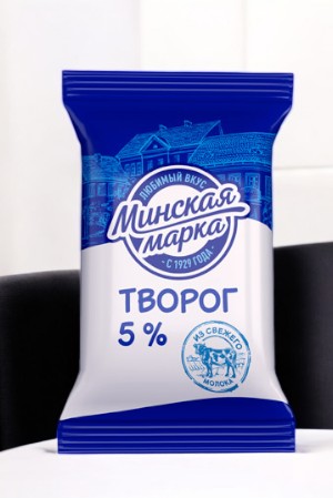 Творог “Минская марка” 5% пленка 180 г