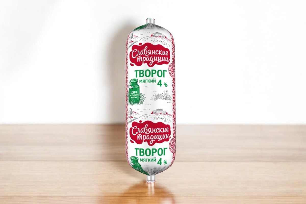 Творог мягкий 4,0% туба 400 г