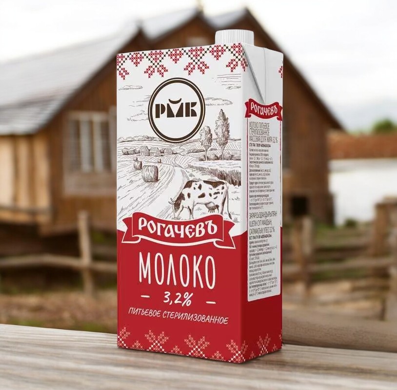 Молоко питьевое стерил. м.д.ж. 3,2%, ТБА, н/о 1000мл