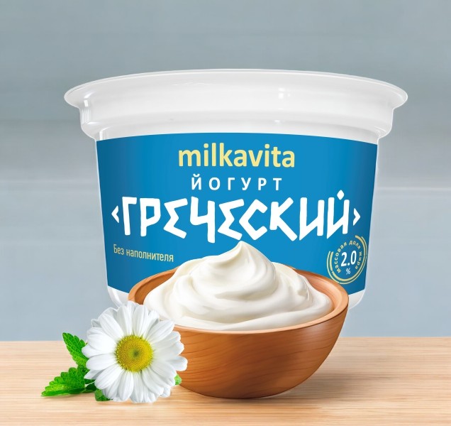 Йогурт “Греческий” 2,0 %, стакан 200 г