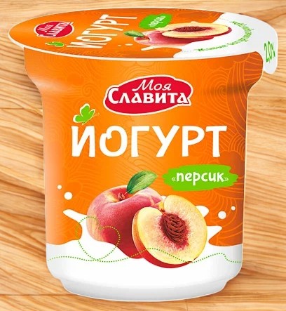 Йогурт “Персик” 2%, п/ст 140 г