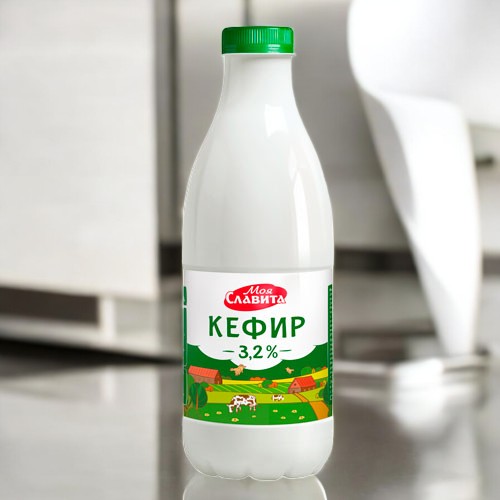 Кефир 3,2% ПЭТ-бутылка 0,9 л.
