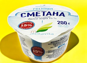 Сметана 15% п/ст 200 г