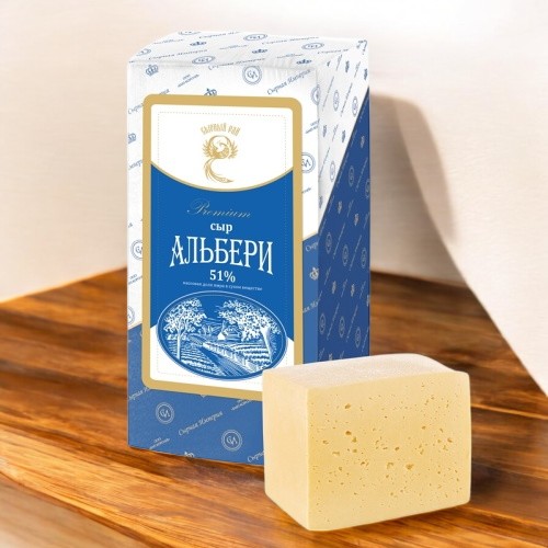 Сыр “Альбери” ТМ Сырная Империя (Брус)