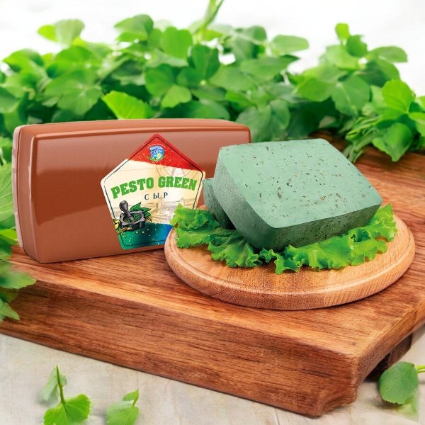 Сыр “PESTO GREEN” 45%