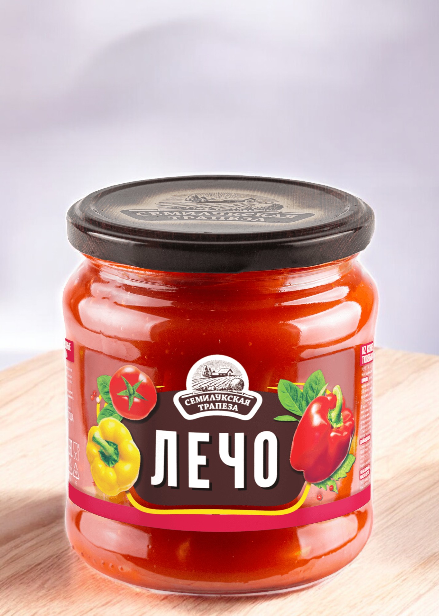 ЛЕЧО 460гр (3 года) ГОСТ Семилукская трапеза