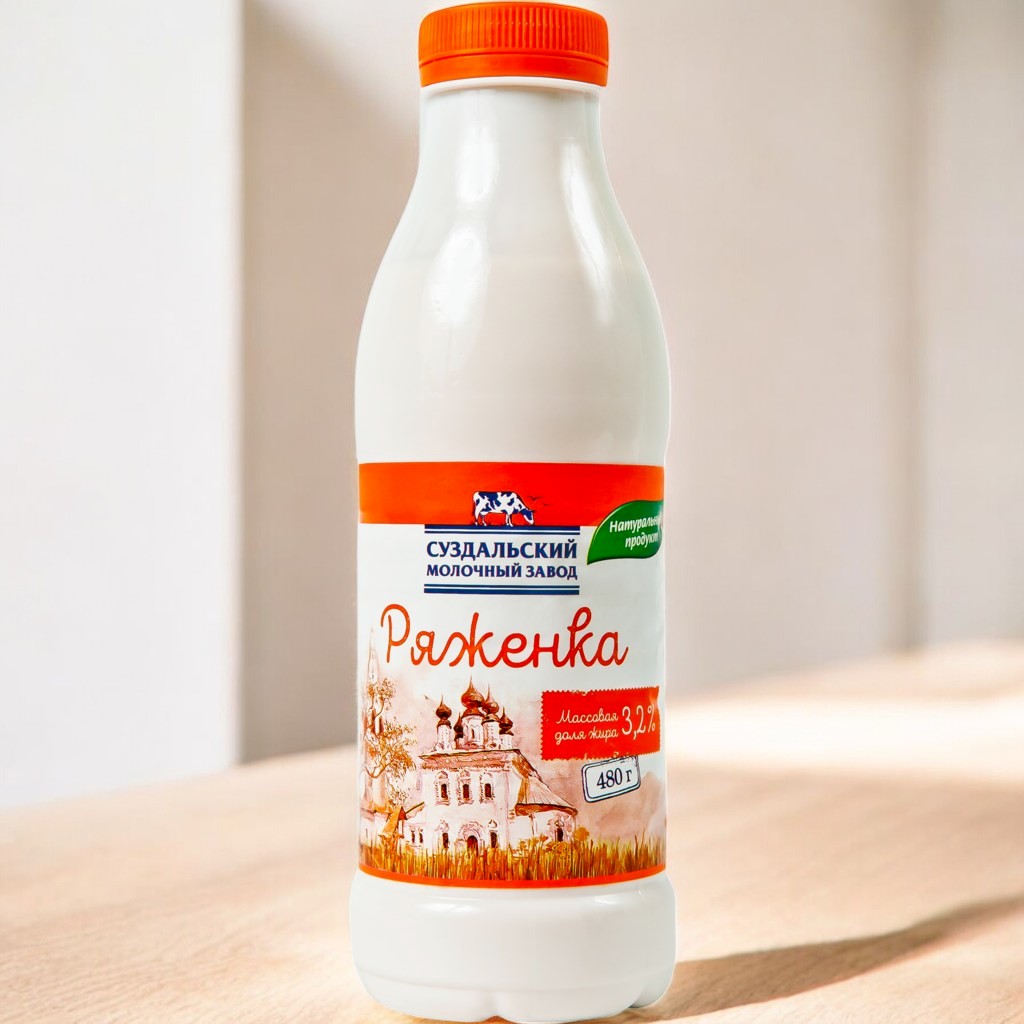 Ряженка 3,2% 480г (14 сут) ПЭТ