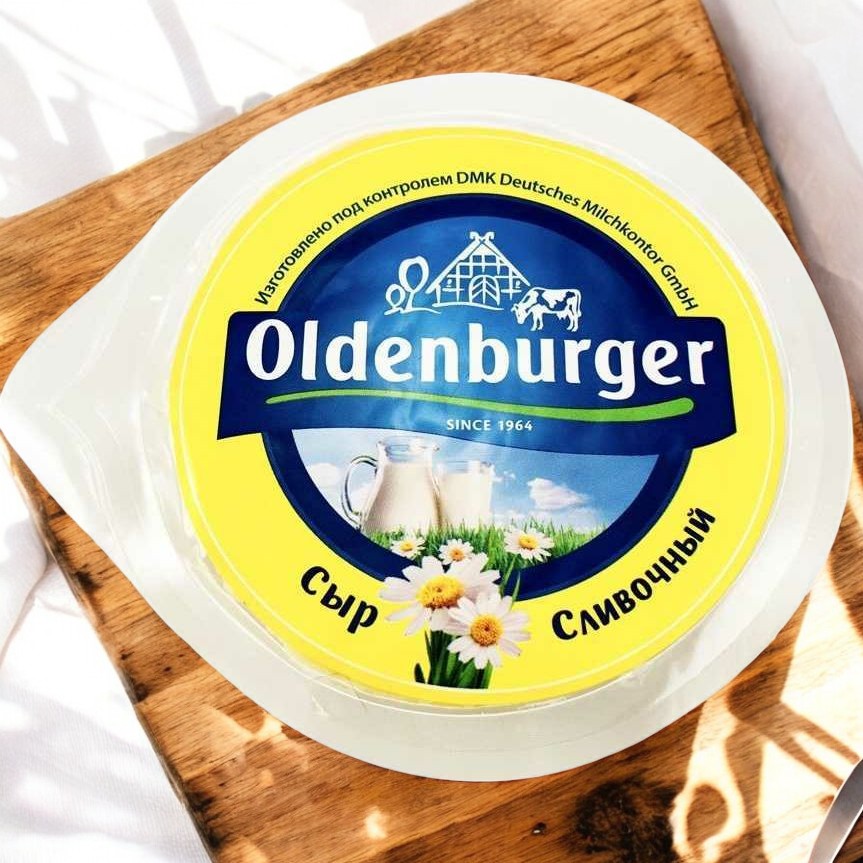 БОБРОВСКИЙ Сыр Сливочный Oldenburger 30% круг 3,5кг (4 мес)