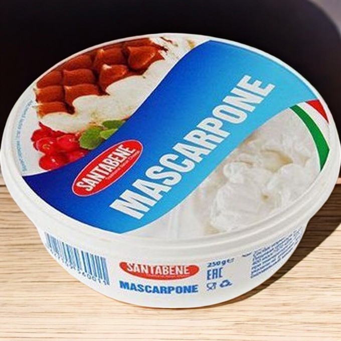 БОБРОВСКИЙ Сыр MASCARPONE Santabene творожный 80% 250гр (75 сут)