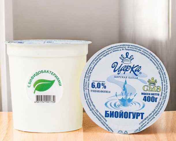 Биойогурт 6% п/стакан 0,4