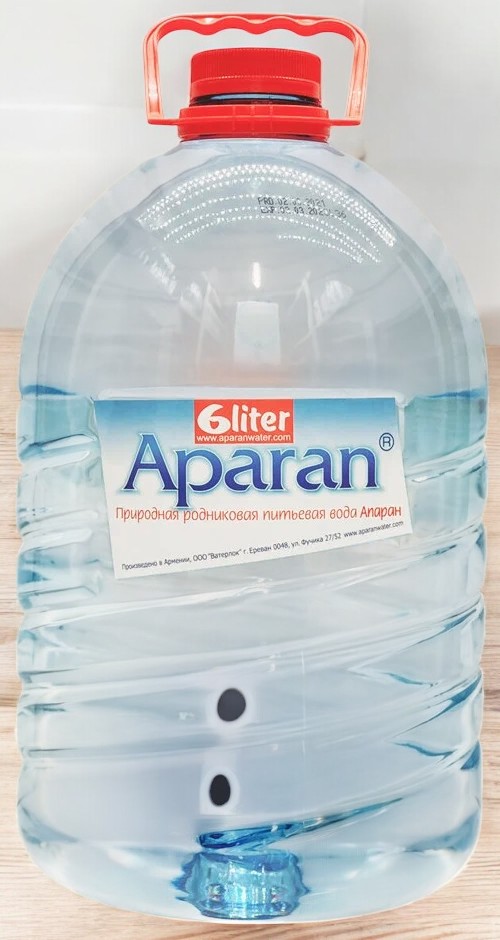 Вода родниковая АПАРАН высшей категории н/газ (2 года) ПЭТ бутылка Армения