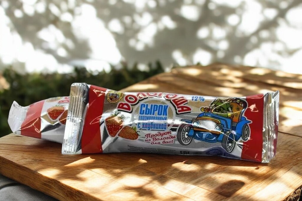 Сырки “Вологоша” гл. нап.”Клубника” 12% 30г0 (20 сут)