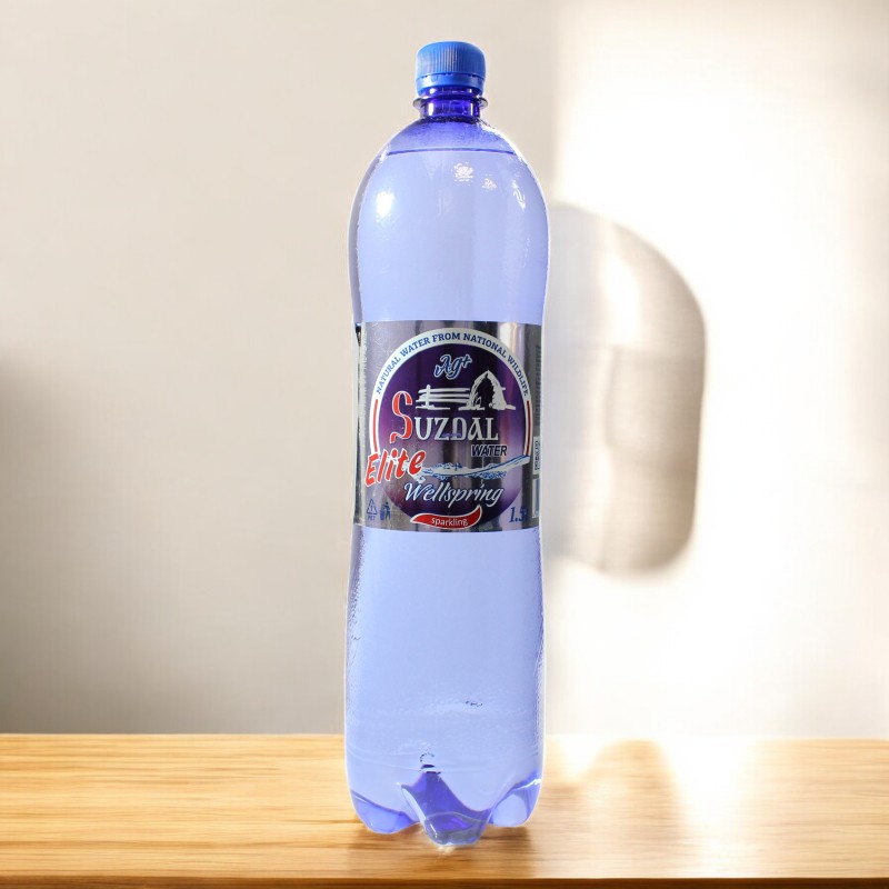 Минеральная вода ЭЛИТА (газ) с ионами серебра 1,5л (12мес) Суздальские напитки
