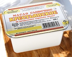 Масло Крестьянское 72,50% 350 гр, контейнер