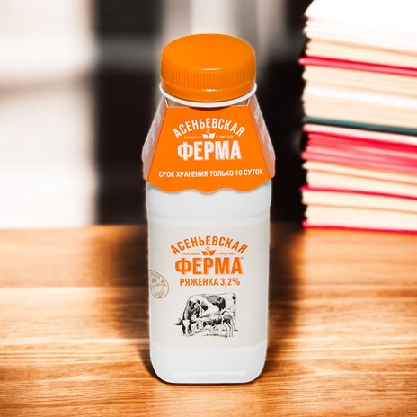 Ряженка “Асеньевская ферма” 3,2% 330 гр