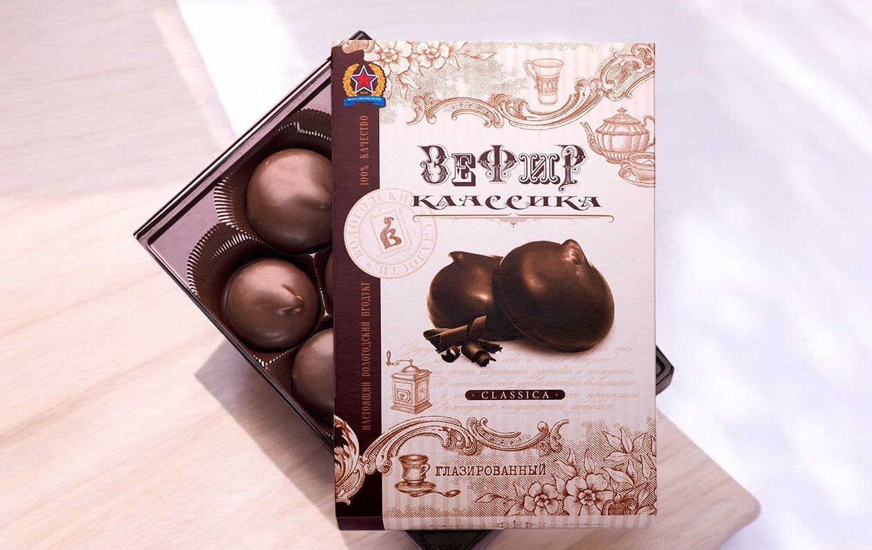 Зефир глаз КЛАССИКА 0,250 (3мес) коробка