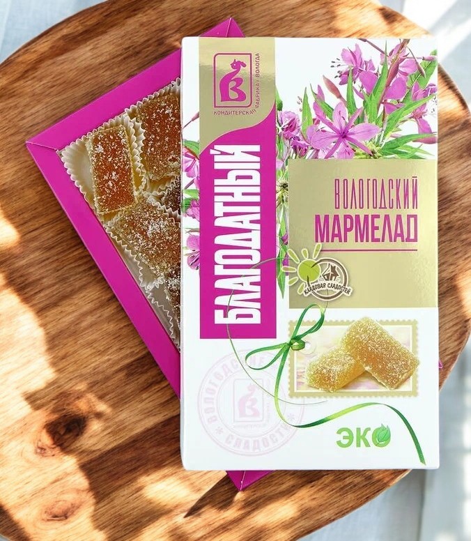 Мармелад Благодатный с иван-чаем  0,240(6мес) коробка