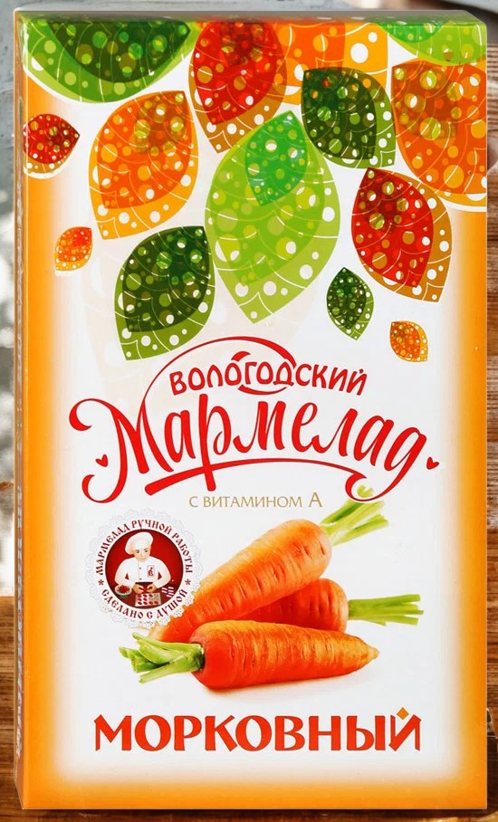 Мармелад Морковный 0,280 (6мес) коробка