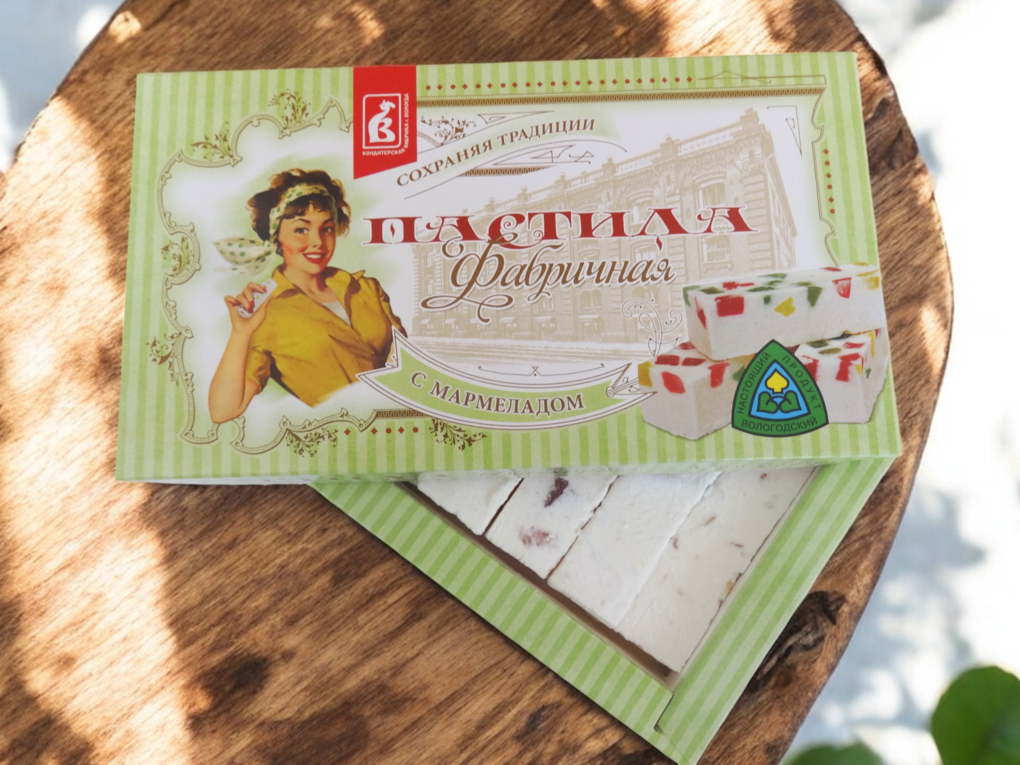 Пастила Фабричная с МАРМЕЛАДОМ 0,255 (4 мес) коробка