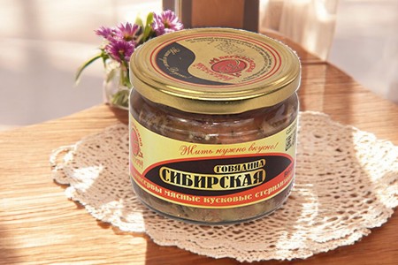 Говядина тушеная в/с Сибирская 300г. ст/б