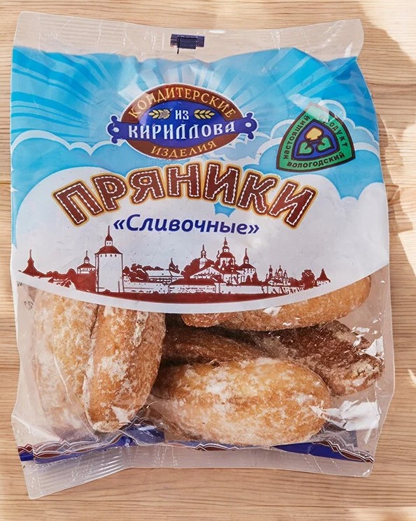 КООПЕРАТОР Пряники СЛИВОЧНЫЕ 400г (30 суток) пакет