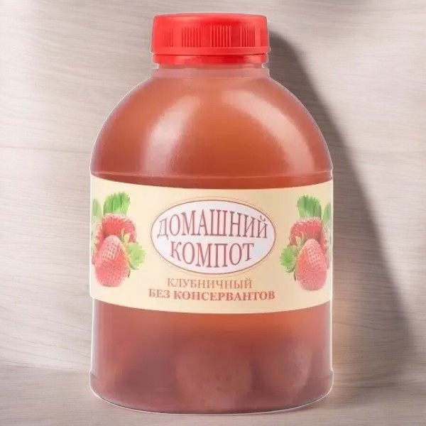 Компот Клубничный 0,5л 360сут 1 НАТФУД