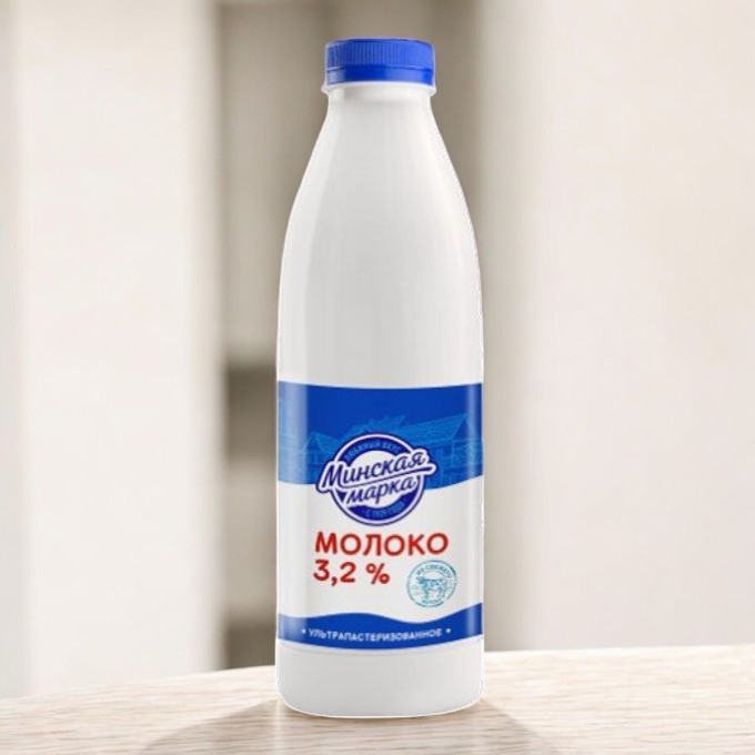 Молоко ультрапаст. “” 3,2% ПЭТ-бутылка 0,9 л