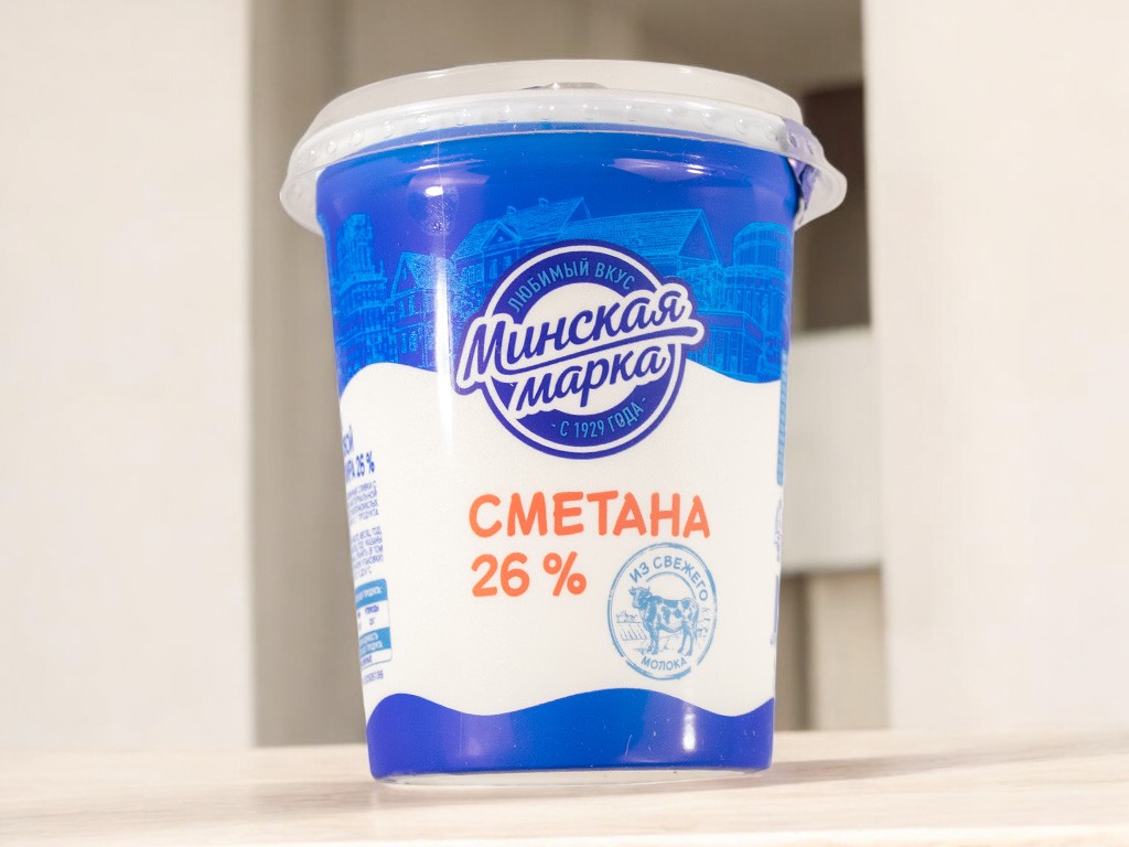 Сметана “” 26,0% стакан 380г