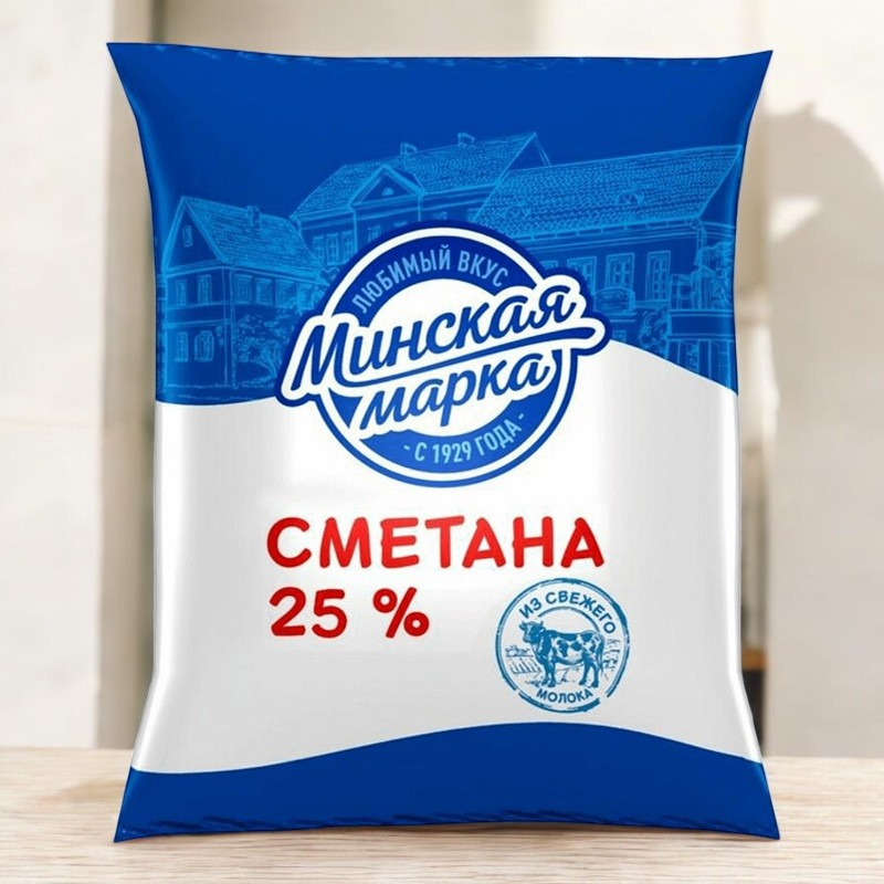 Сметана пленка 25% 400г (30 сут)