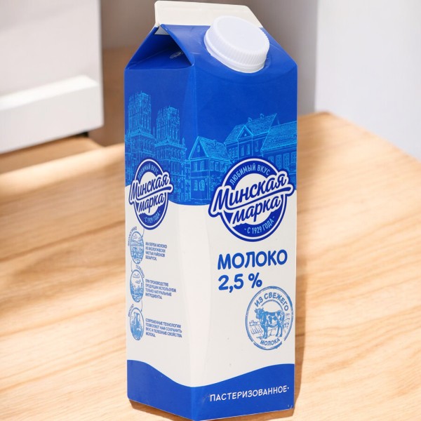 Молоко паст. “” 2,6% пюр-пак 1,0л