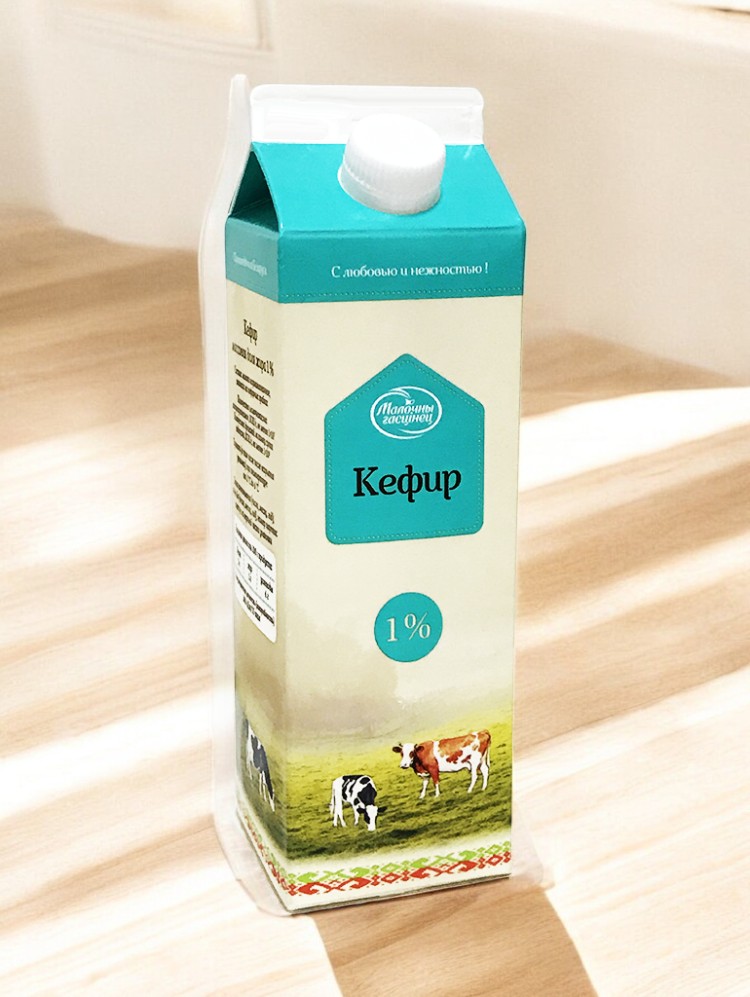 Кефир 1% 950г (15сут) пюр-пак с крышкой