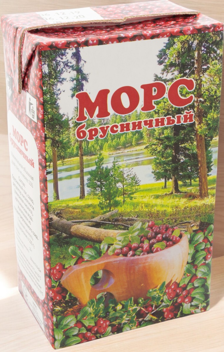 Морс Брусничный ТВА 1л (12 мес) Карелия