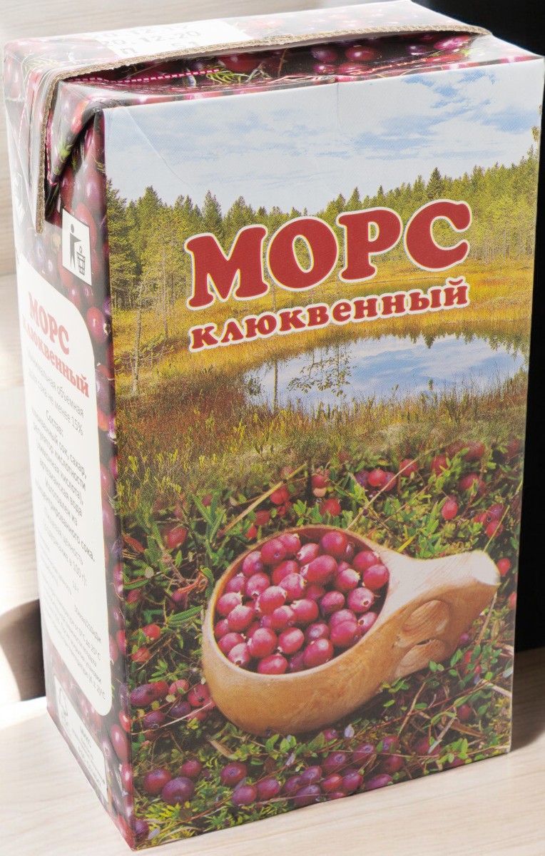 Морс Клюквенный ТВА 1л (12 мес) Карелия