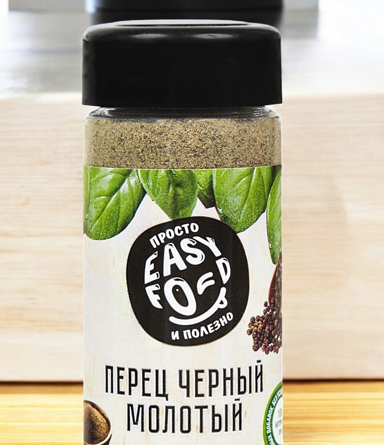 ПЕРЕЦ ЧЕРНЫЙ МОЛОТЫЙ 135г1 (24 мес) пэт/банка