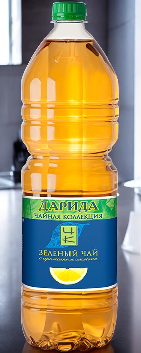Дарида чай с аром лимона негаз ЗЕЛЕНЫЙ 1,5л 1