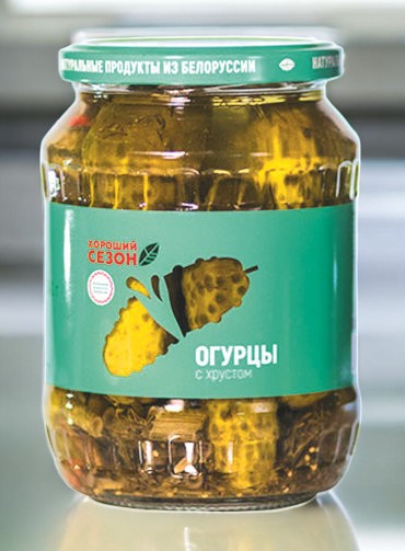 Огурцы с хрустом “Хороший Сезон” 700г