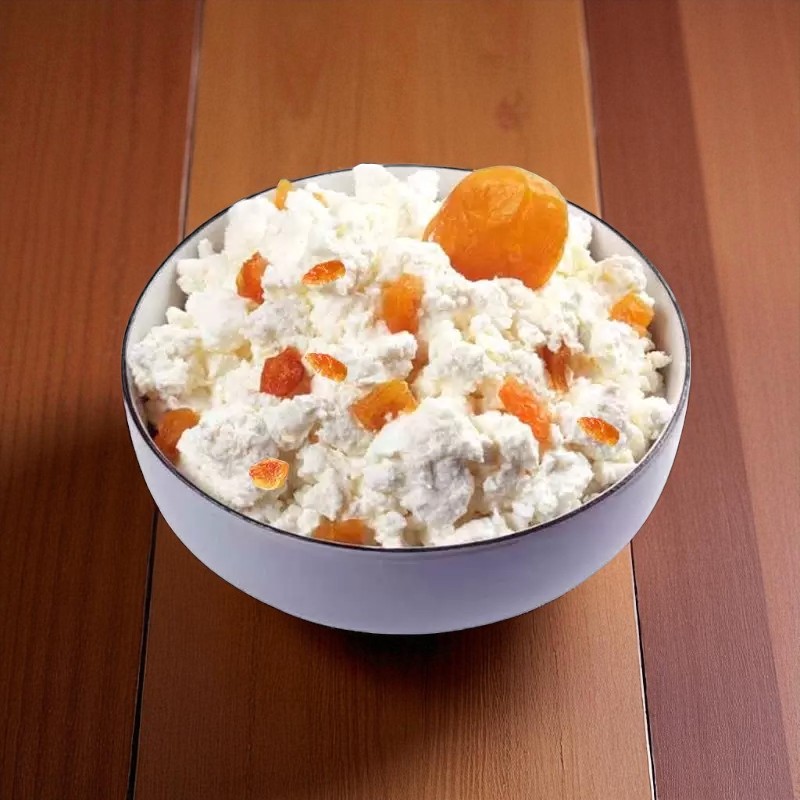 Творожная масса с м.д.ж. 23% с курагой. Вес 2,8 кг