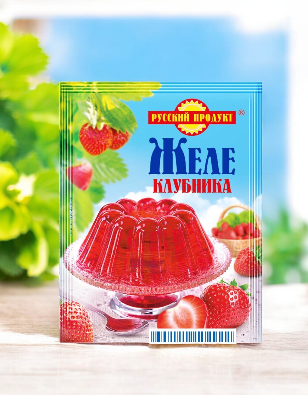 Желе б/п Клубника 50г