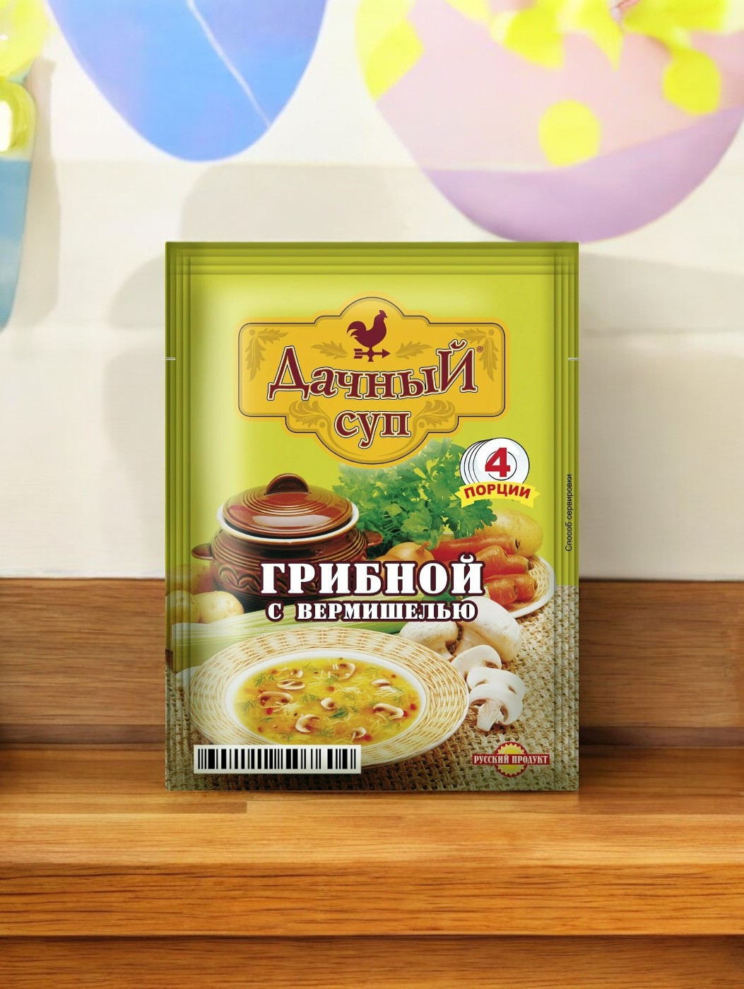 Дачный Суп Грибной с вермишелью 0,06 кг