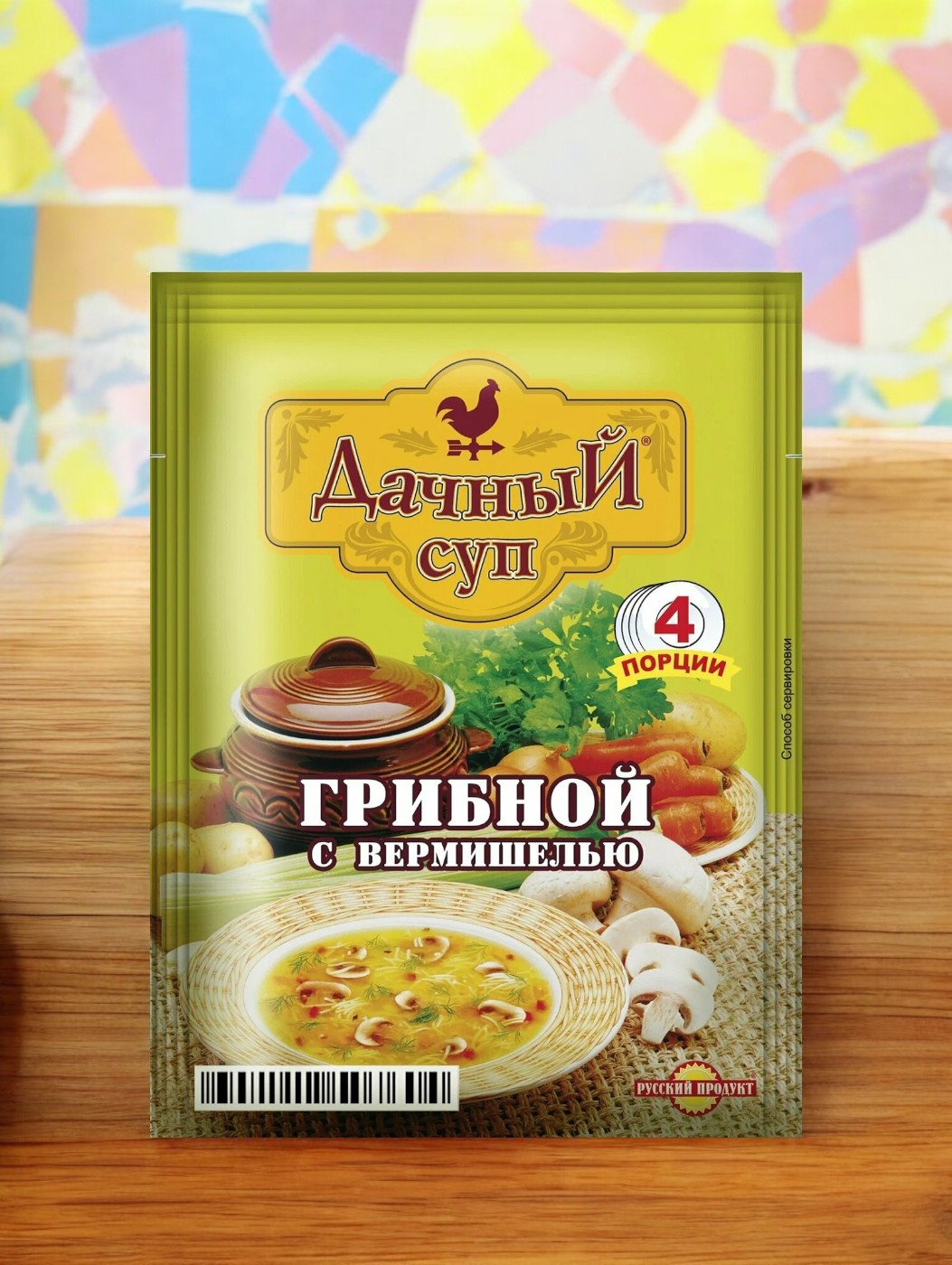 Дачный Суп Грибной с вермишелью 60гр