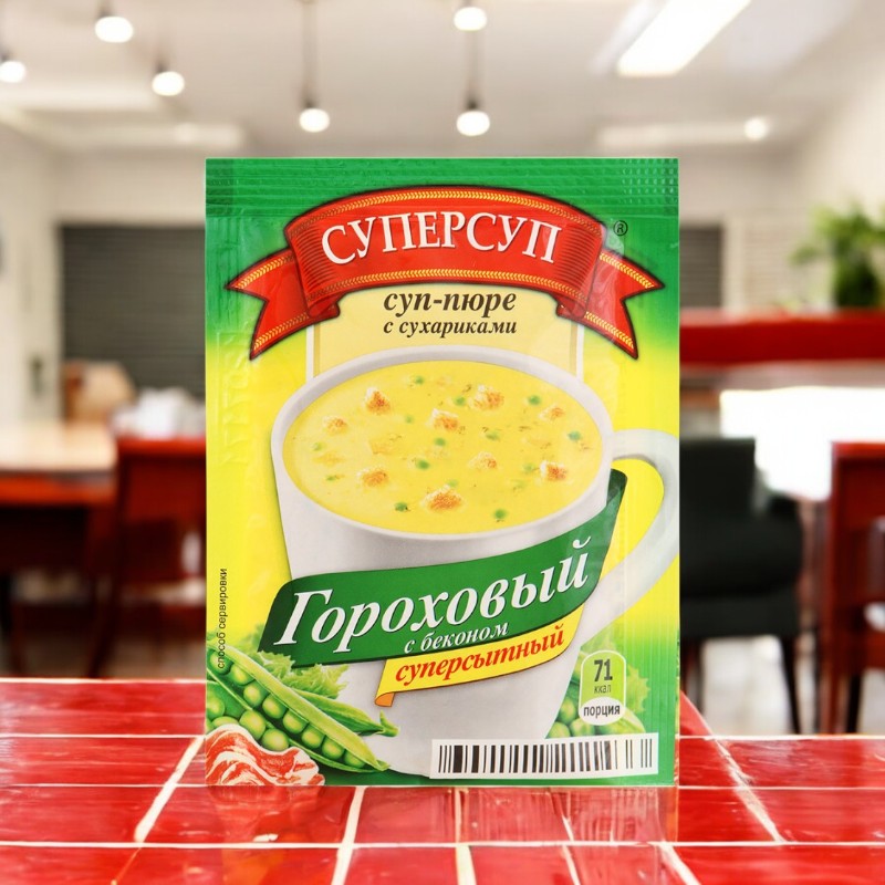Суперсуп-пюре Горохов.с сухар. 21,8г