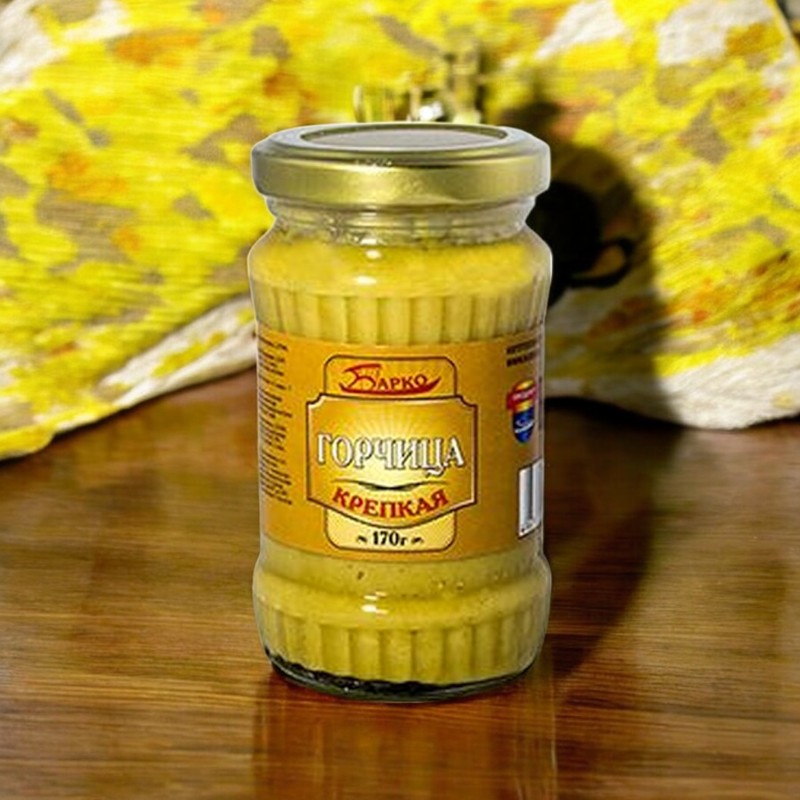 Горчица Крепкая 170г ст.