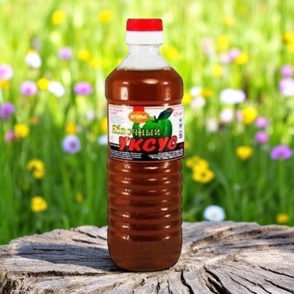 Уксус Яблочный 6% 500г пласт.
