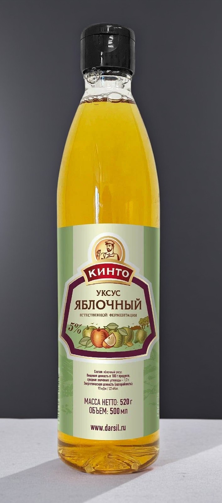 Уксус яблочный 500мл ПЭТ