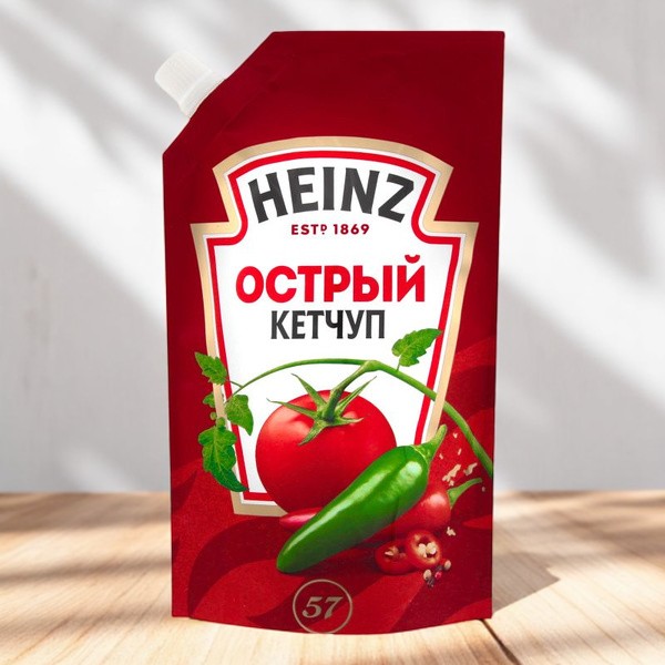 кетчуп Д/п Острый 320г