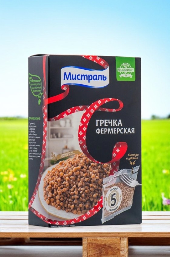 Мистраль ВААК. Гречка Фермерская (80г)