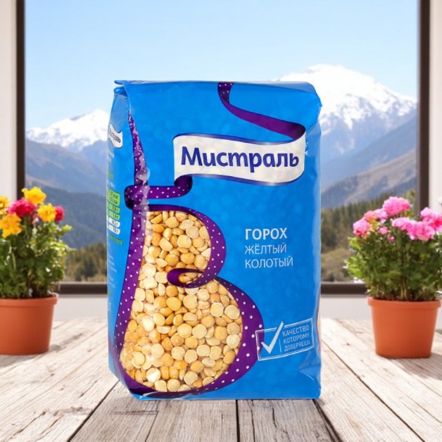 Мистраль ГОРОХ Желтый колот. 900г