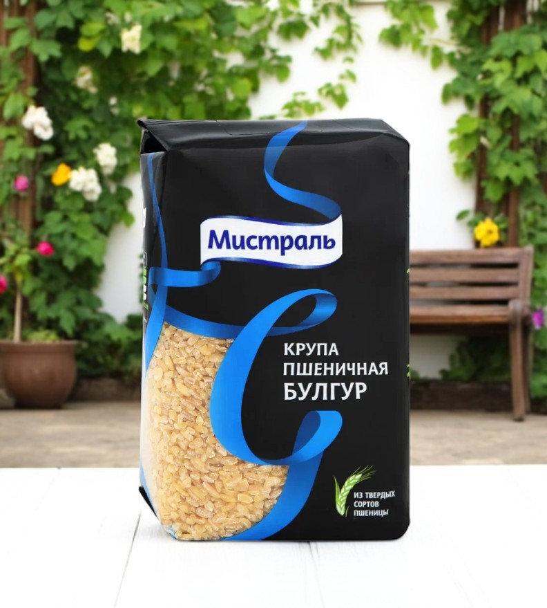 Мистраль Крупа пшеничная Булгур для плова 0,5 кг * 12