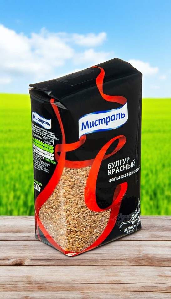 Мистраль Пшеничная Булгур Красн.ЦЕЛЬНОЗ.500гр