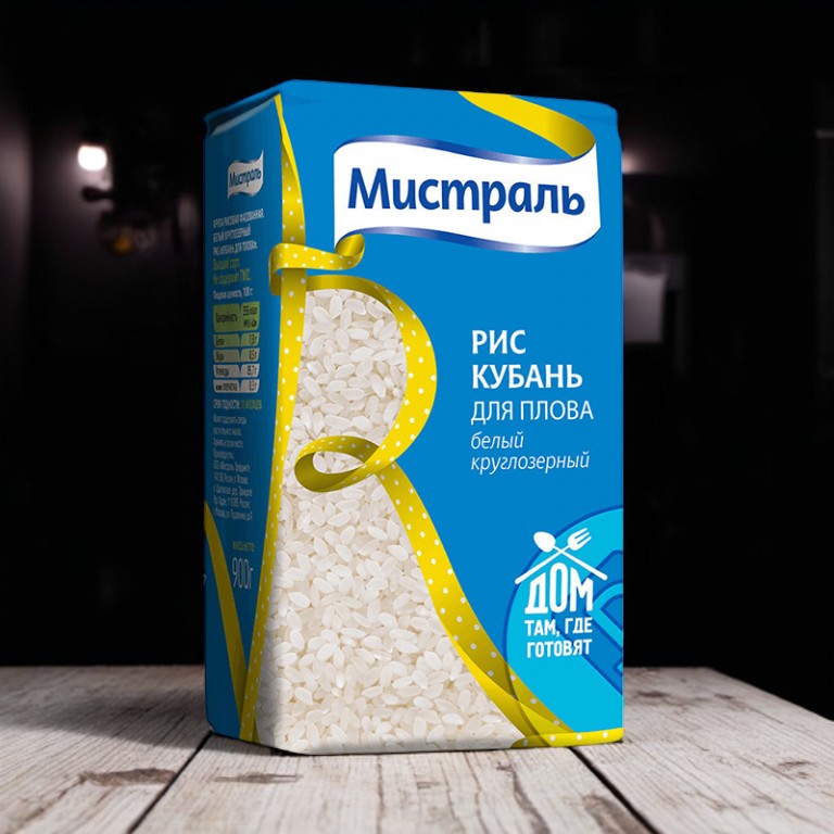 Мистраль Рис Кубань для ПЛОВА 900гр